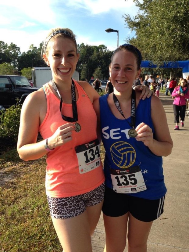 Marci & I post-race.