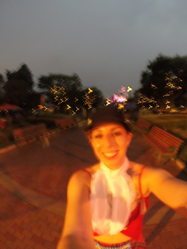 I think this was the best one in the bunch.  Hi, tiny blurry castle!